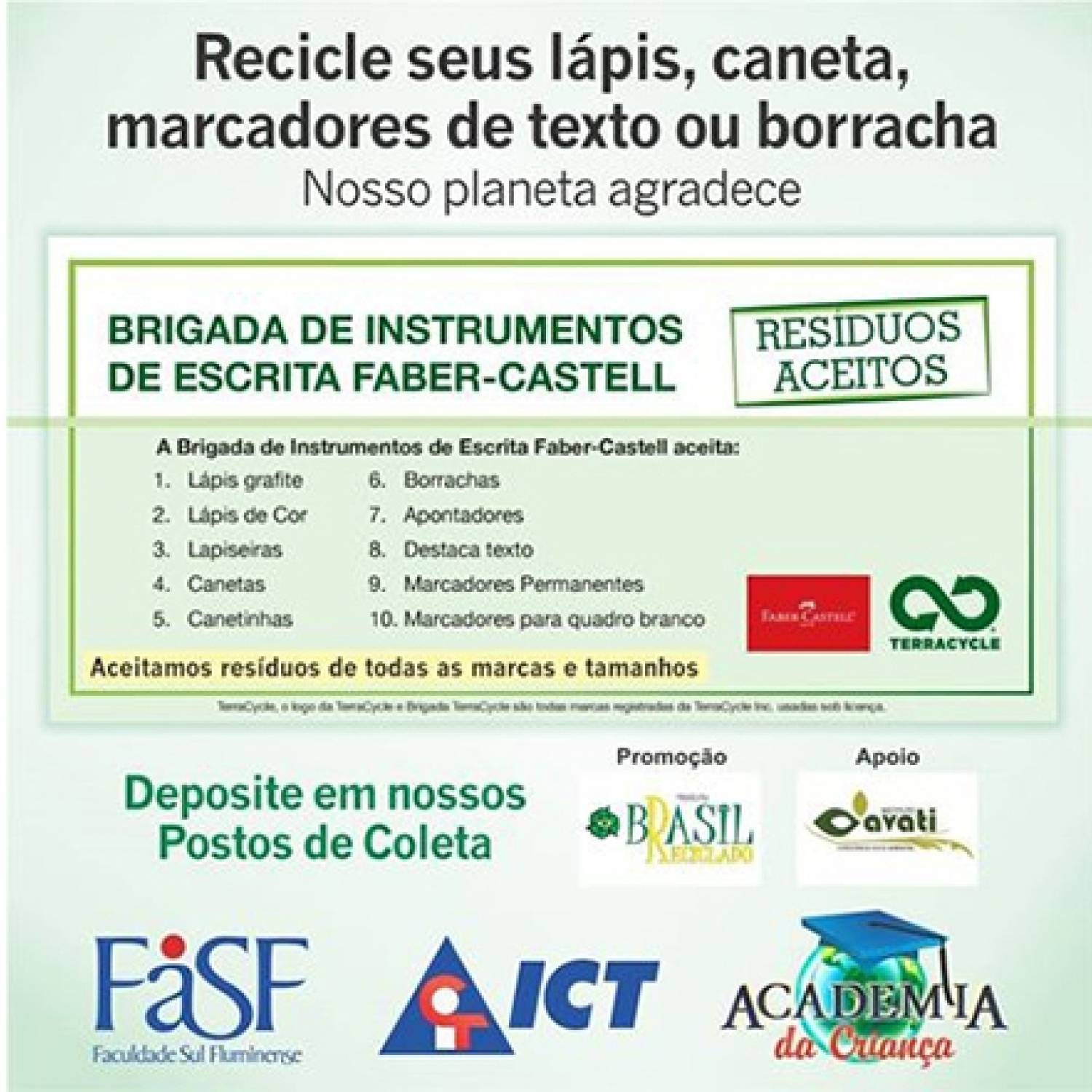 Faber Castell, Terracycle e FaSF